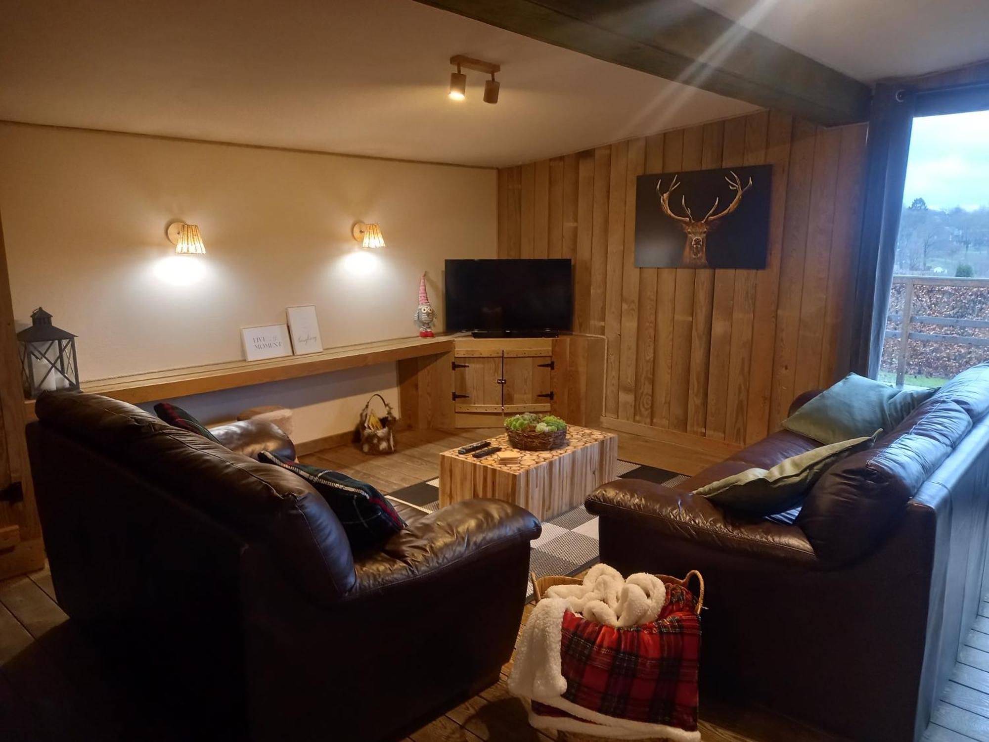 Вилла Le Chalet Du Lac Робертвиль Экстерьер фото